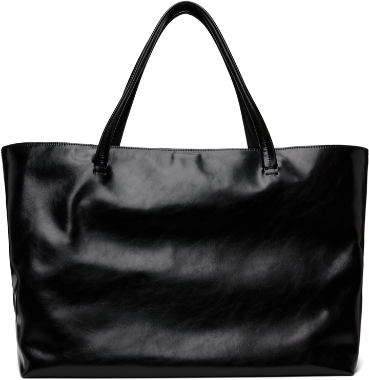 Photo: Nothing Written Black Large Leather Tote