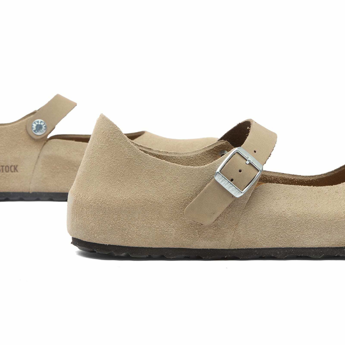 Birkenstock Women's Mantova LEVE in Taupe Suede