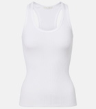 The Row Cendrea ribbed-knit cotton tank top