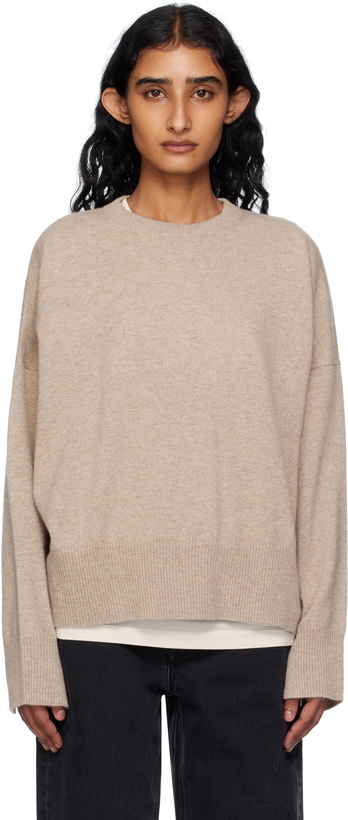 Photo: Loulou de Saison Beige Anaa LDS Cashmere Sweater