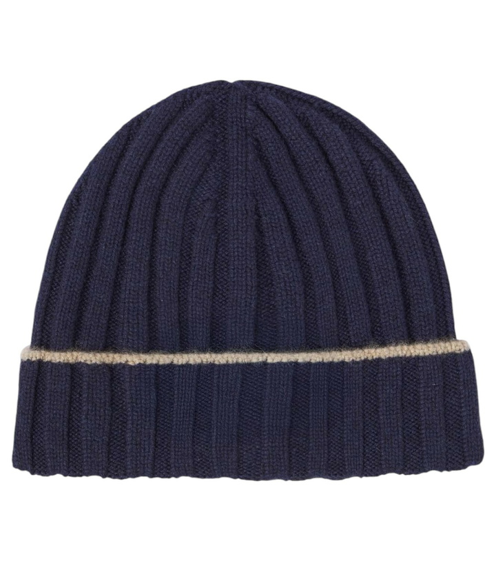 Photo: Brunello Cucinelli Ribbed-knit cashmere beanie