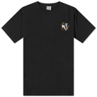 Carne Bollente Men's Middle Edging T-Shirt in Black