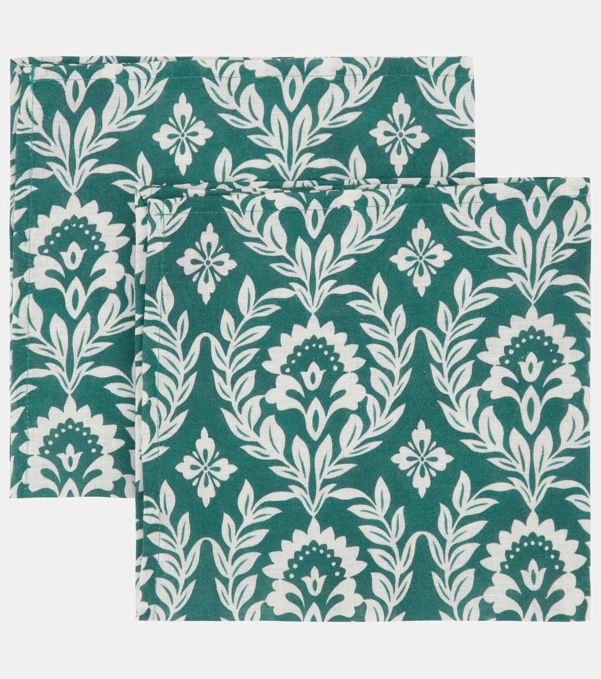 La DoubleJ Green Garland Large set of 2 napkins