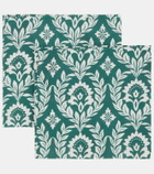 La DoubleJ Green Garland Large set of 2 napkins