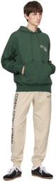 Helmut Lang Green Scribble Hoodie