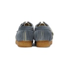 Palm Angels Grey and Black Clarks Originals Edition Fringed Wallabee Moccasins