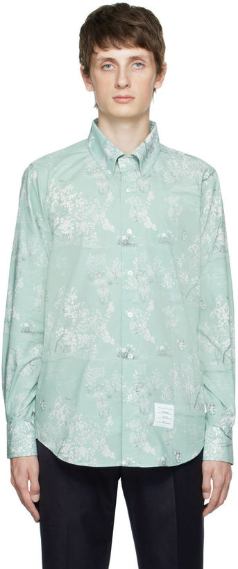 Photo: Thom Browne Green Toile Shirt