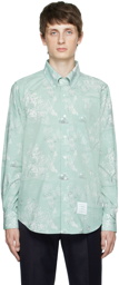 Thom Browne Green Toile Shirt