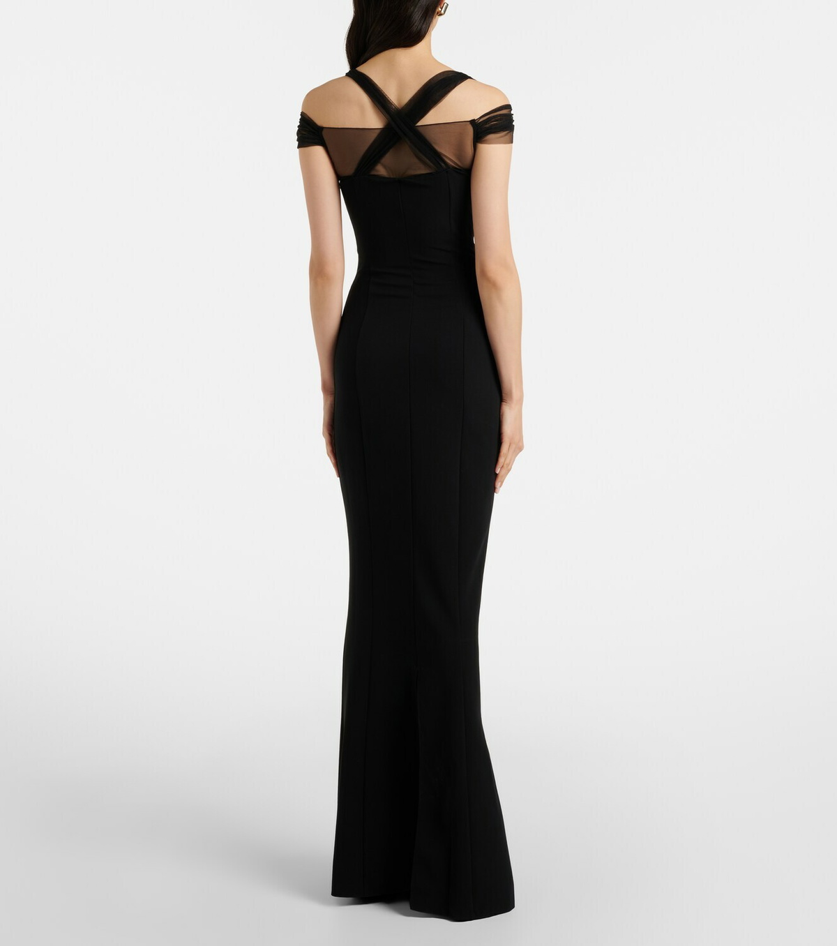 Nensi Dojaka Draped maxi dress