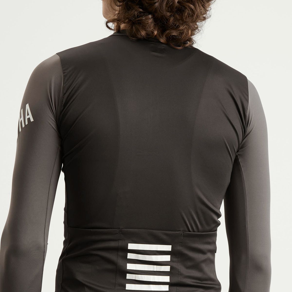 Rapha Men's Pro Team Long Sleeve Lightweight Jersey in Dark Grey