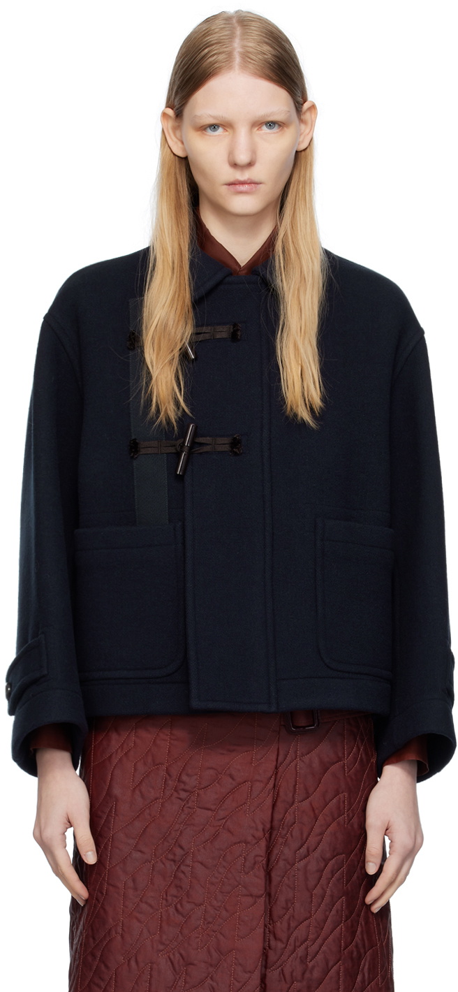 UMBER POSTPAST Navy Toggle Jacket