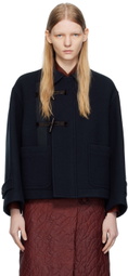 UMBER POSTPAST Navy Toggle Jacket
