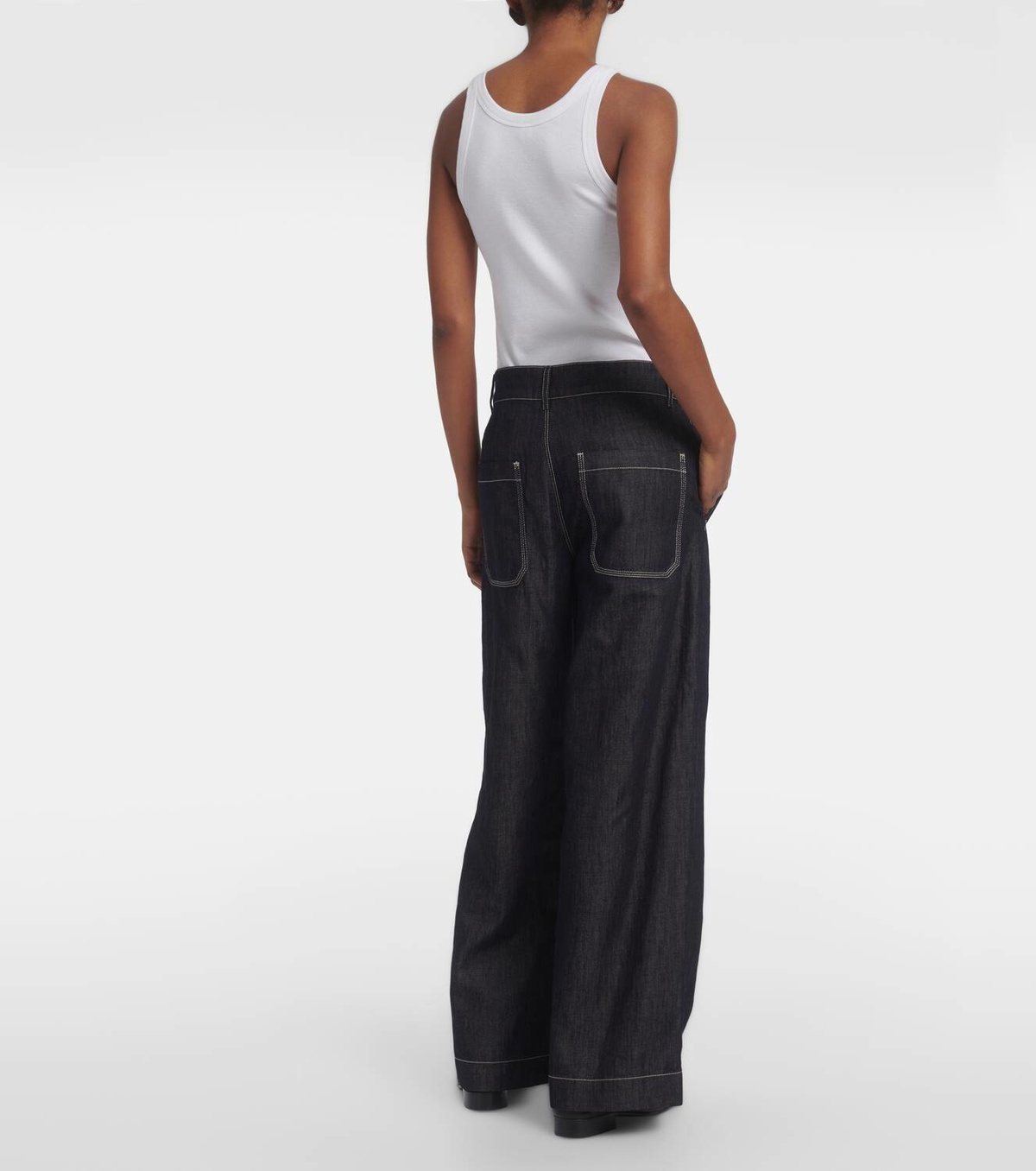 S Max Mara Amerigo high-rise wide-leg jeans S Max Mara