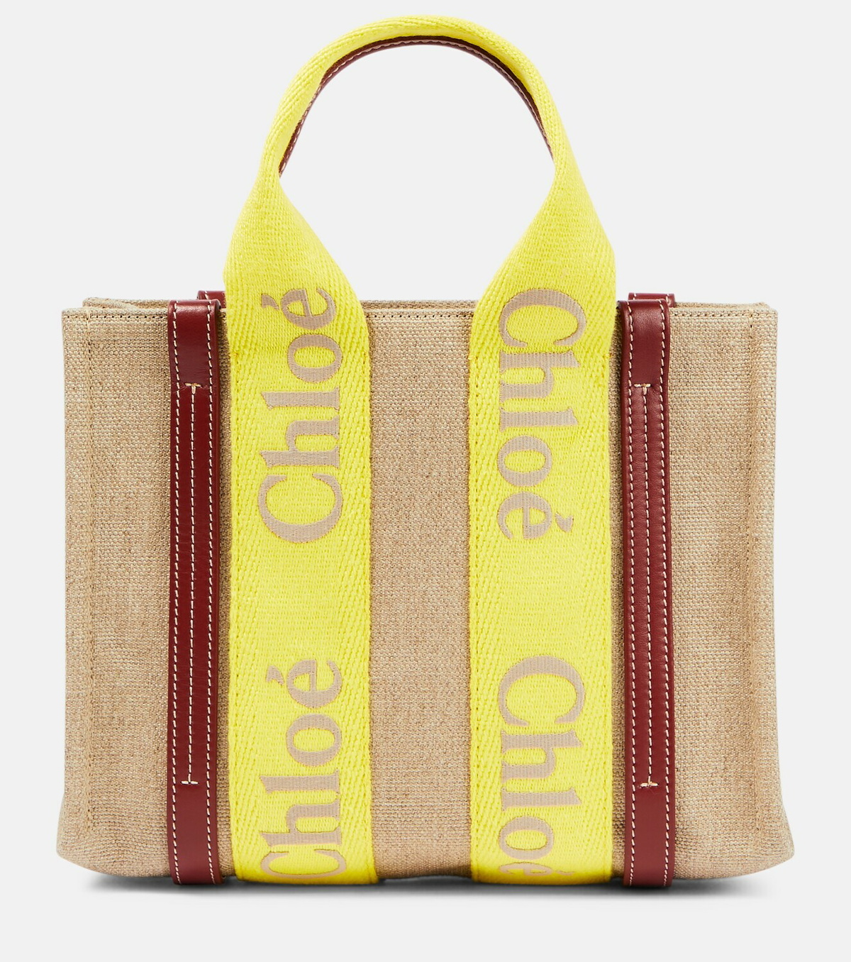 Chloe Woody Small canvas tote bag Chloe