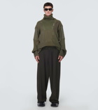 Balenciaga Skater tailored wool-blend wide-leg pants