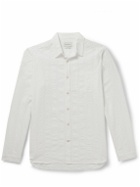 Oliver Spencer - New York Striped Organic Cotton Shirt - White