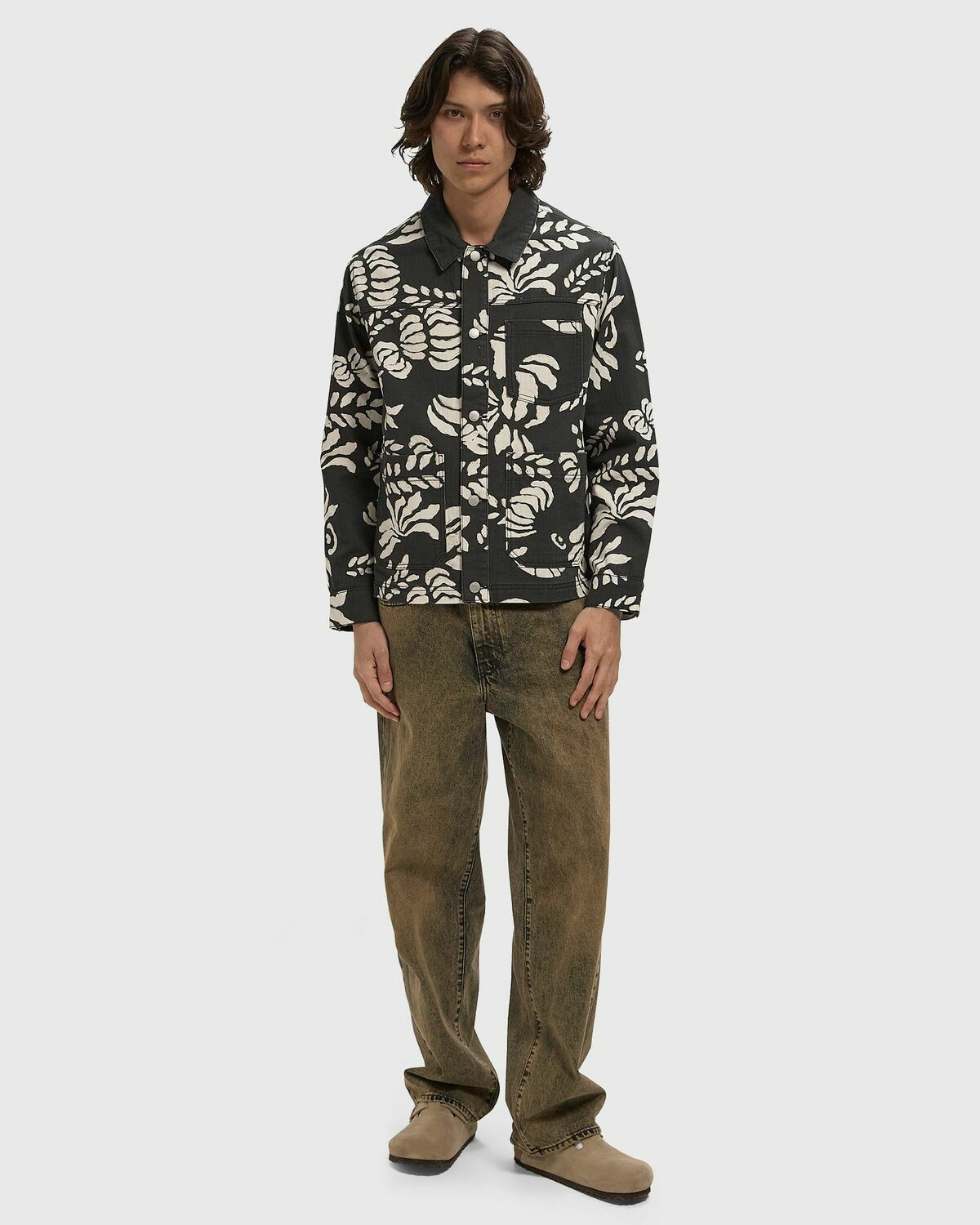 JAY CHORE JACKET PRINTED COTTON