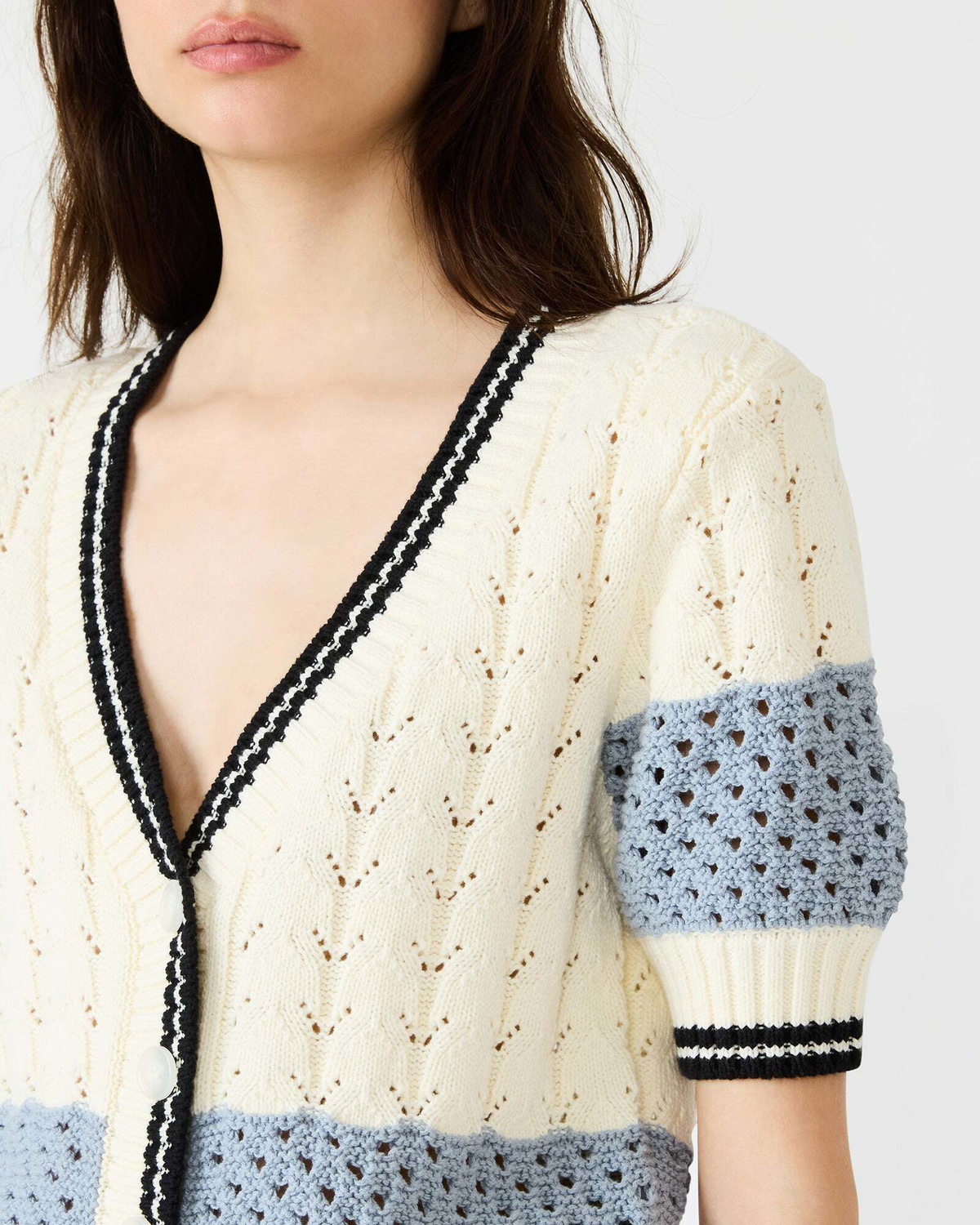 Steve Madden Fiona Cardigan in White