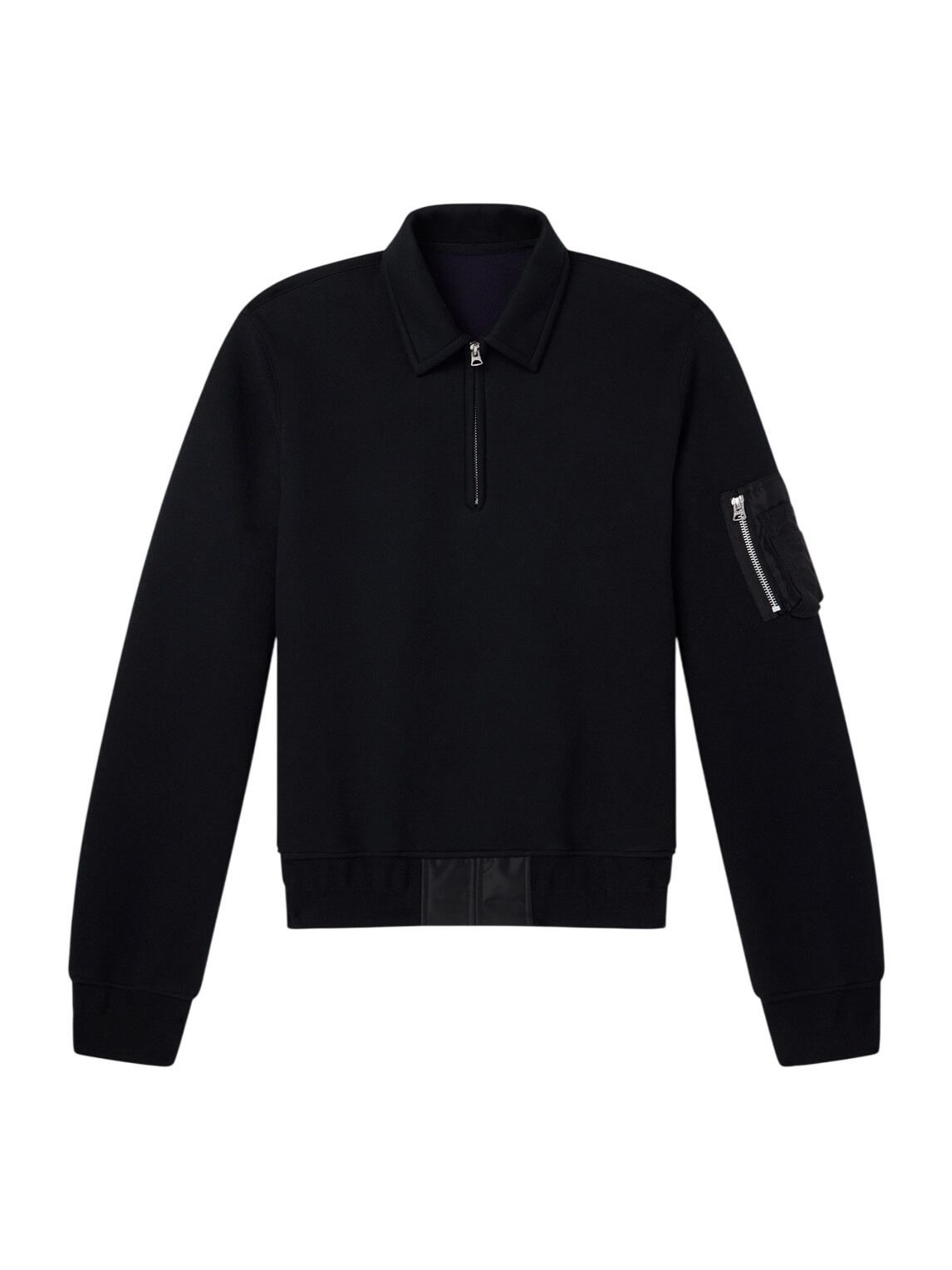Sacai - Two-Tone Mohair-Blend Sweater - Purple Sacai