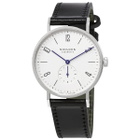 Nomos Tangente 38 Galvanized White Silver-plated Dial Mens Watch 164