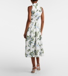 Emilia Wickstead Norika belted floral cotton shirt dress