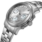 JBW Muse Chronograph Quartz Diamond Silver Dial Unisex Watch JB-6217-K
