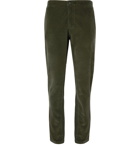 Boglioli - Army-Green Slim-Fit Tapered Cotton-Blend Corduroy Suit Trousers - Green