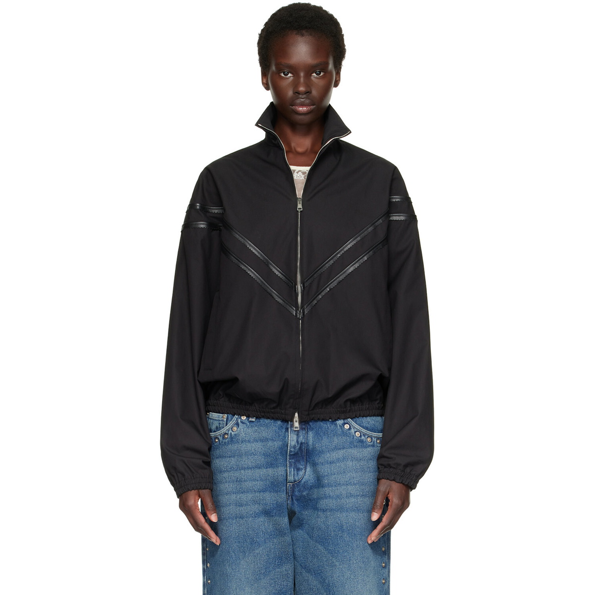 Stefan Cooke Black Pinking Corded Jacket
