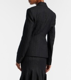Erdem Pinstripe wool blazer