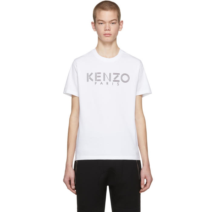 Photo: Kenzo White Paris Logo T-Shirt 