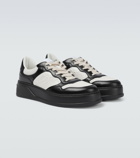 Gucci - GG-embossed leather sneakers