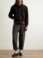 Amomento - Tapered Wool Trousers - Brown
