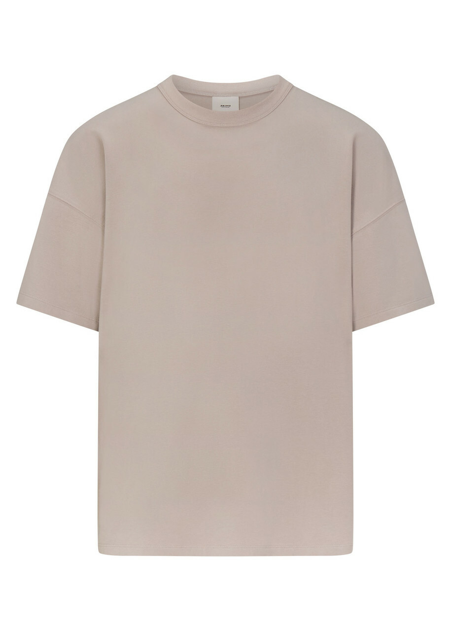 Skims Relaxed Cotton T-shirt Beige