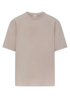 Skims Relaxed Cotton T-shirt Beige