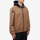 Gucci Men's GG All Over Harrington Jacket in Beige
