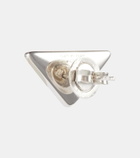 Prada Smalto embellished logo earrings
