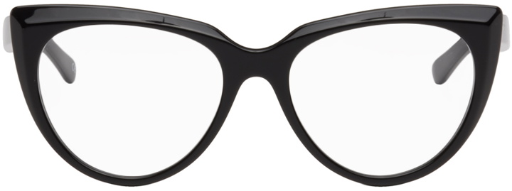 Photo: Balenciaga Black Cat-Eye Glasses