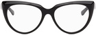 Balenciaga Black Cat-Eye Glasses