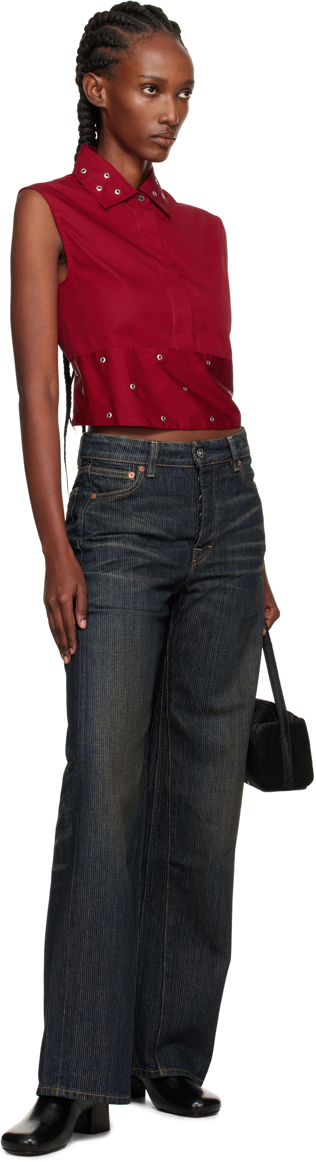 OUR LEGACY Red Girdle Top