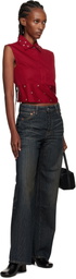 OUR LEGACY Red Girdle Top
