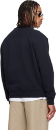 Givenchy Navy 'GIVENCHY Paris' Gros Grain Sweatshirt