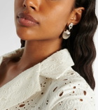 Jennifer Behr Capesante embellished drop earrings