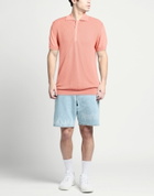 Crossley Mens Polo shirt in Salmon pink