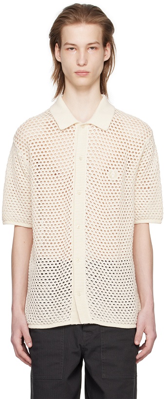 Photo: Fred Perry Off-White Buttoned Shirt