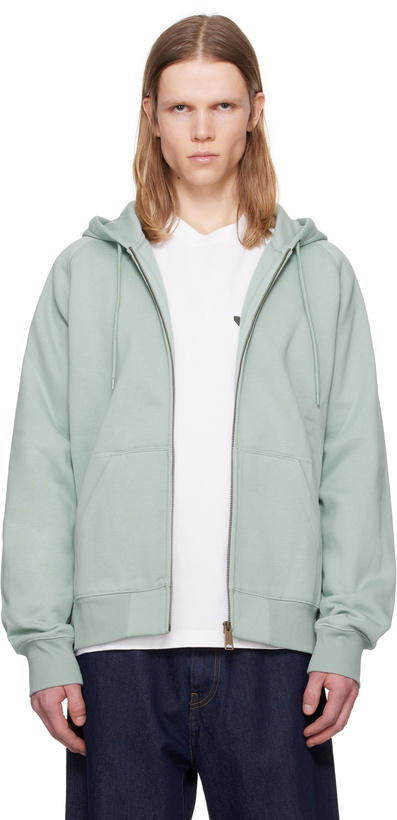 Photo: Carhartt Work In Progress Green Chase Hoodie