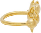 Hannah Jewett Gold Tooth Flower Ring