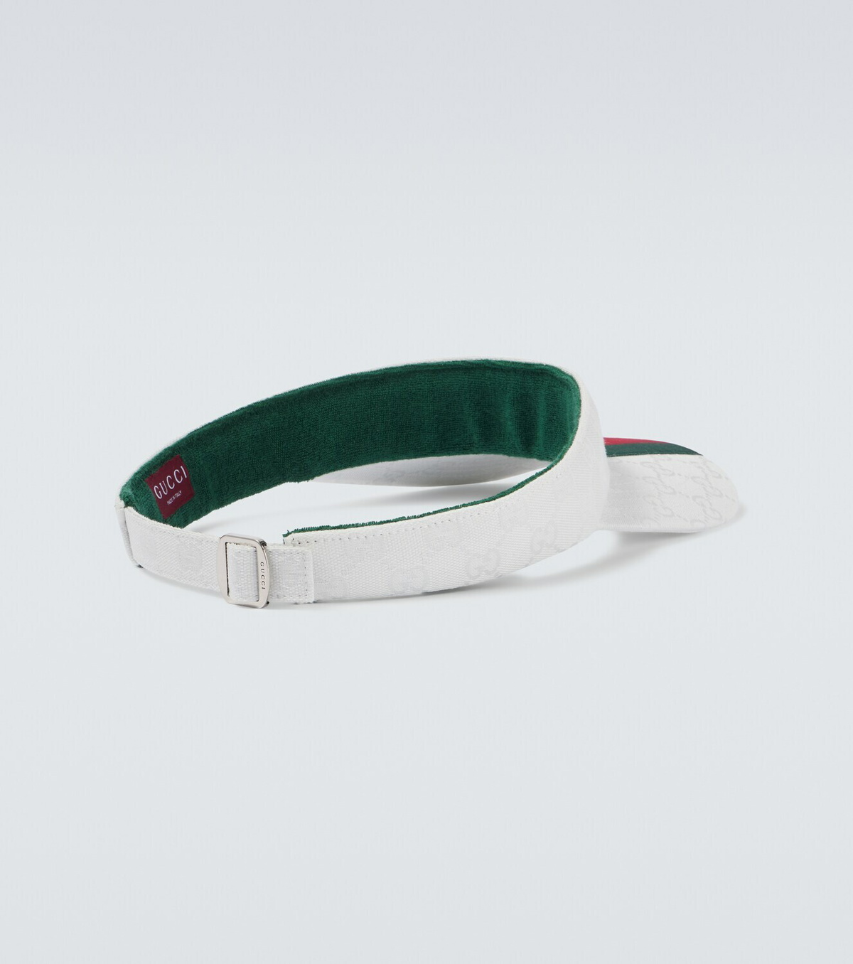Gucci Web Stripe GG Canvas visor