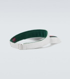 Gucci Web Stripe GG Canvas visor