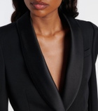 McQueen Cropped wool blazer