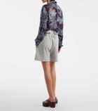 Dries Van Noten Hadiela cotton jersey shorts